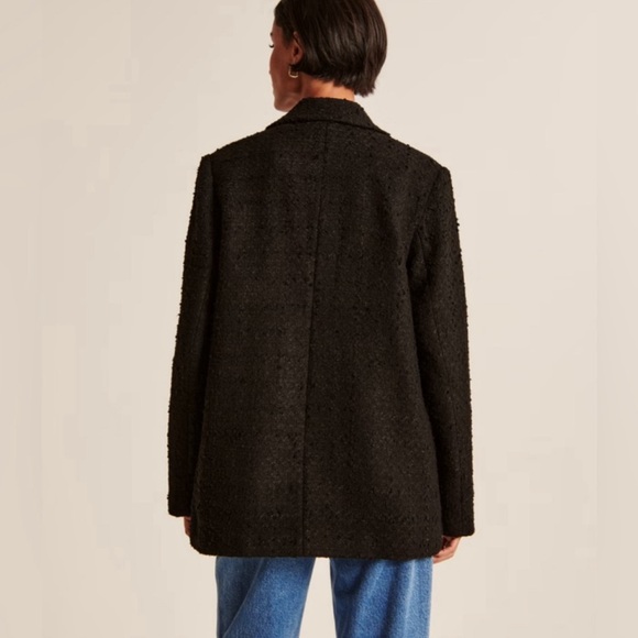 NEW A&F Heavyweight Tweed Blazer - Picture 2 of 13